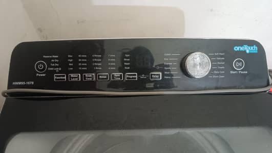 Haier Washer and dryer