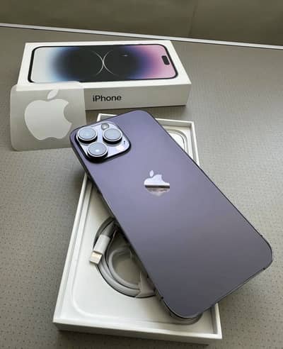 I phone 14 pro max 256 factory unlock 1st hand