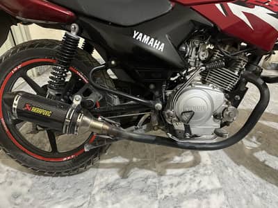 Akrapovic Exhaust with bend pipe and complete fitting