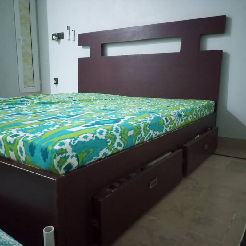 double bed with draws 3
