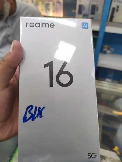 Realme 16 box pack not use 8)256