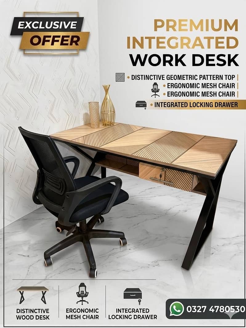 Study Table Office Table Work Station 1