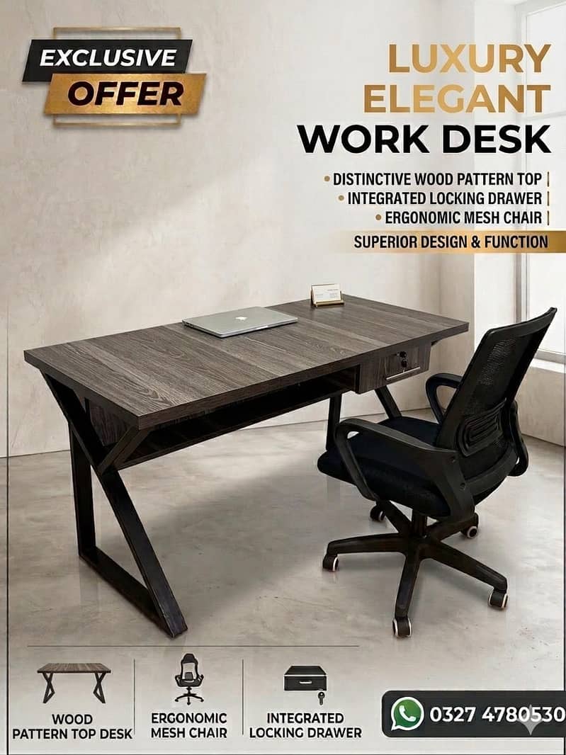 Study Table Office Table Work Station 2