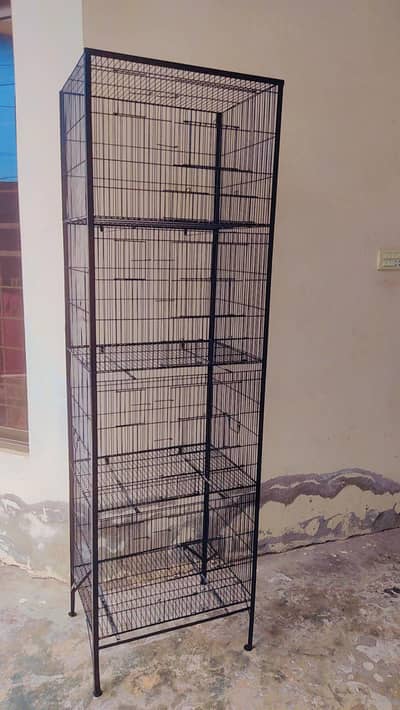 cage 24"x18"x78" almost new with tray