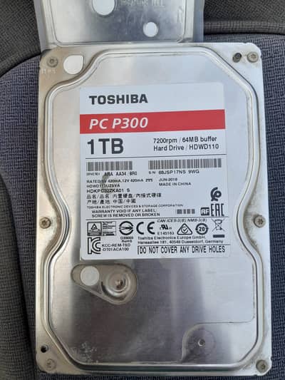 Toshiba p300 1TB Hard Drive