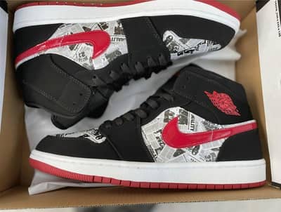 Jordan 1 Mid Newspaper Air Times