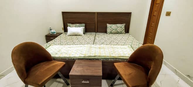 Wooden Beds with Side Table Chairs Dressing Table & Mattress for Sale