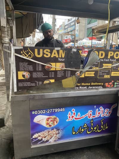 Burger &Shwarma making Steal Counter For sale 03022779946