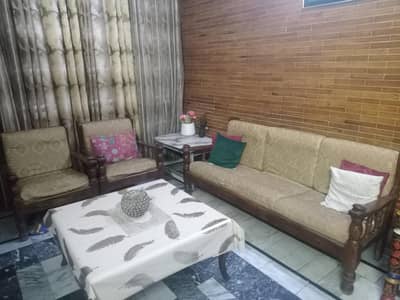 wooden sofa set