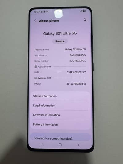Samsung S21 Ultra For Sale Non PTA