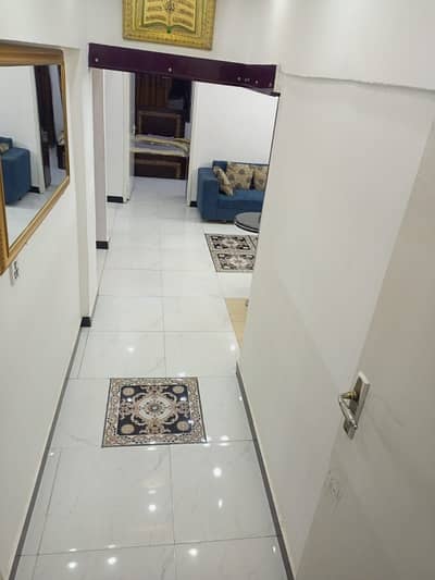 Flat for sale Gulshan block 10  Orison tower 2 bed lounge 3rd floor 750 sqfeet West open corner Leased Sinbaad park facing Rashid minhas road Near sinbaad park Lift Double balcony Demand 70 lac *Code(16462)*