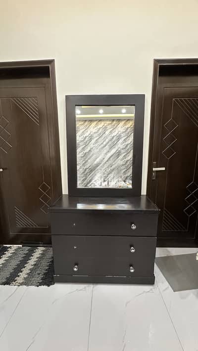 King Bedroom Set – Solid Wood + Velvet Headboard