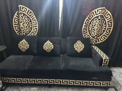 6 seater sofa set used available for sale in good condition