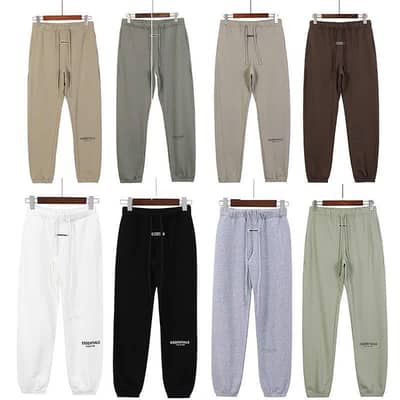 TROUSERS FABRIC FRENCH TERRY GRAY COLOUR AVAILABLE HE