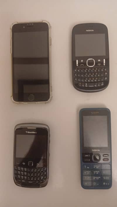 Nokia , Iphone6 and Blackberry for Sale prices mentioned in ad