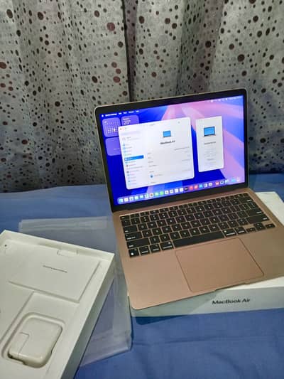Apple macbook air m1 gold full box 8/256gb