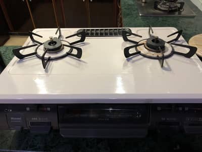 Multi Purpose 2 Burner Automatic Gas Stove with Mini Oven