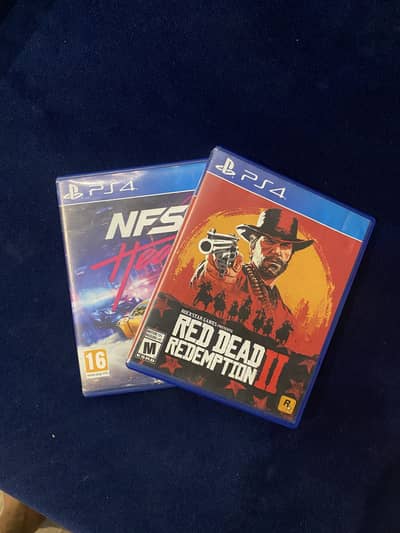 Rdr2 & Nfs heat PS4/PS5