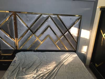 Bedroom Furniture Set for Sale Bed, Dressing, Cupboard & Divider