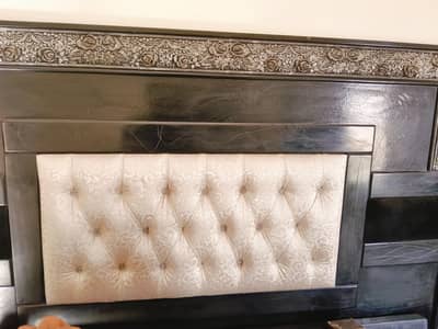 2 Bed with mattress for sale