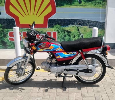 Honda CD 70 Red 04 - Apr - 2026 | 1st Owner