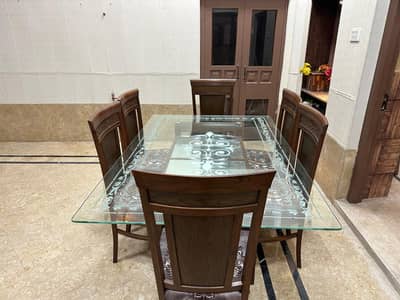 Dining table wood Master kharaot wood