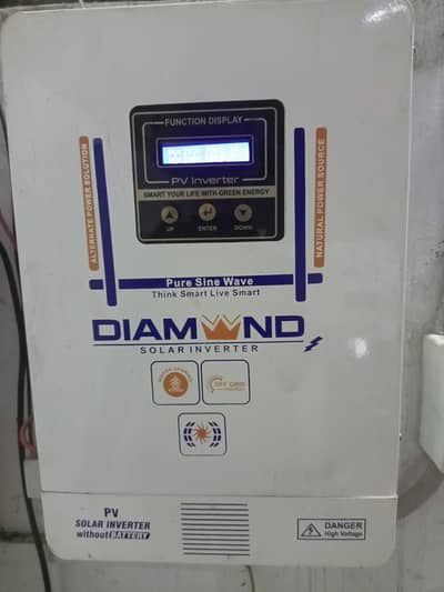 solar inverter local 6kw ka hai 16 panel sported good condition