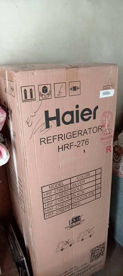 New Haier HRF 276 box packed