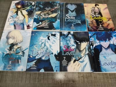 Solo leveling volume 1-8 manhwa