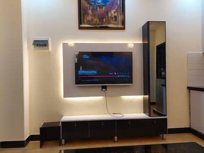 Moon Hights 2nd Floor Fully Furnished Flat 1 Bed With Living Open Kitchen