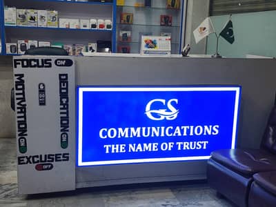 mobile shop counter and Racks