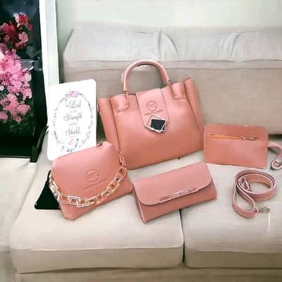 Pink Luxury Handbags  Combo