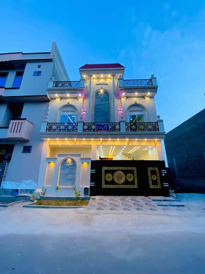 Al Raheem city paradise civil hospital road New brand luxury 5 marly proper double story house for sale