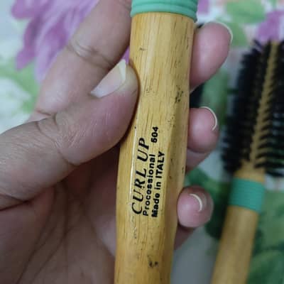 New blow dry round comb and afro comb.