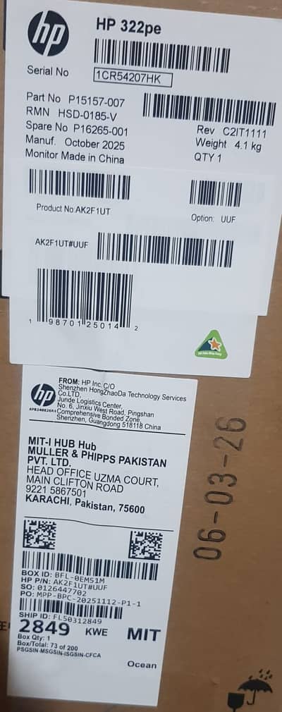 HP New Brand Monitor Series 322
