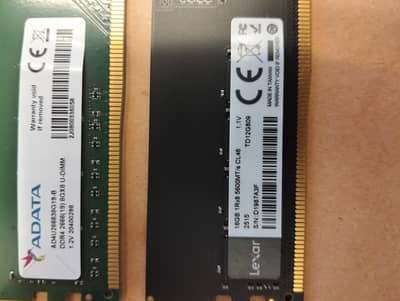 PC Lastest Ram Almost New Ram for sale