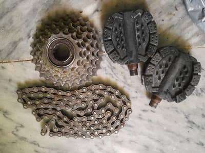 Bicycle Parts (Chain, Grari, Paidals)