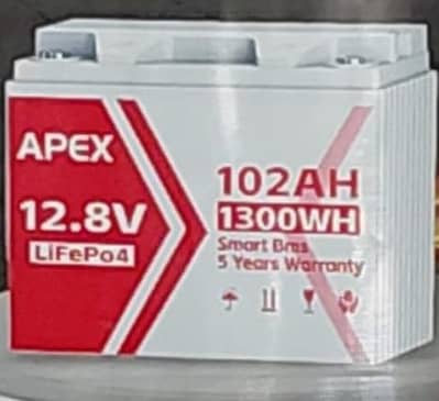 APEX 12v Lithium-Ion battery just 2months used.