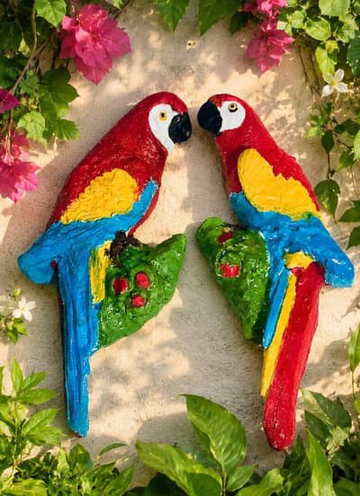 wall Hanging Parrot   Whatsapp no 03049497601