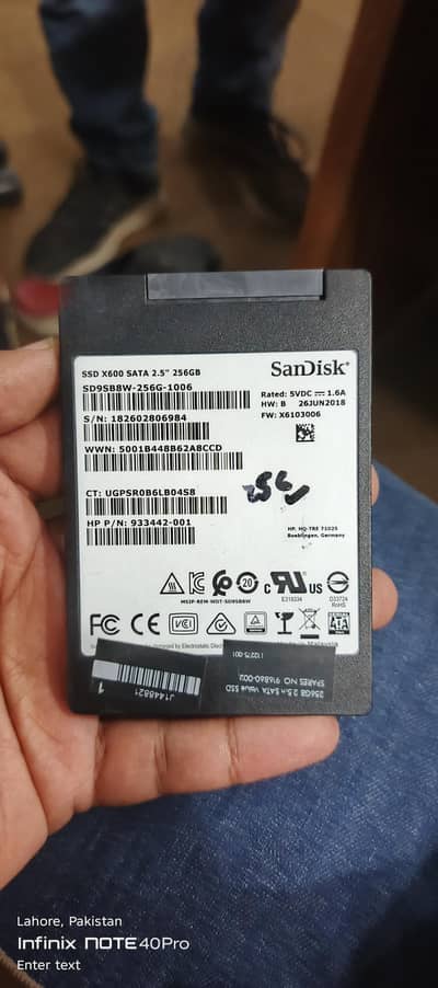 SanDisk SSD 256gb