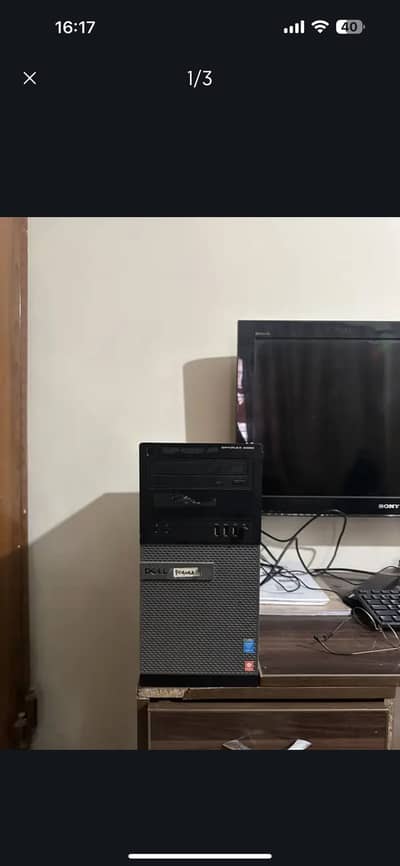 Dell Pc With Monitors
