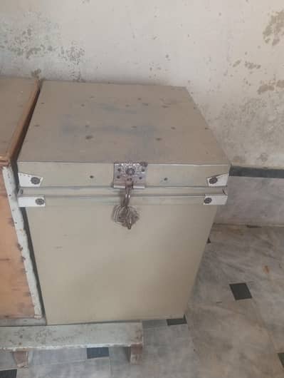 the metal trunk