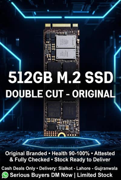 512 GB M. 2 2 Cut ssd