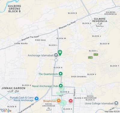 Corner Residential Plot | Block M Street 38 | Naval Anchorage Islamabad