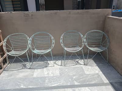 Iron chairs 4