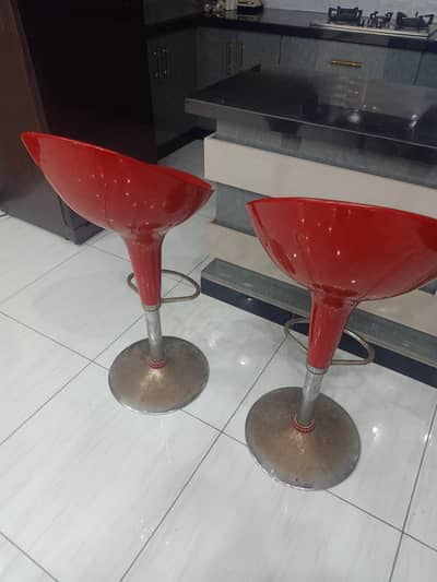 Dinning Counter Swing Chairs 2 pcs Set