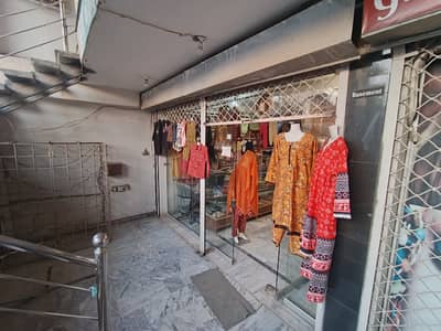 Basement shop available for rent in ghouri town main double road