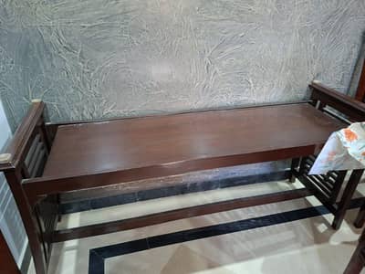 8 seater dining table wooden frame only