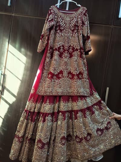 bridal lehnga for barat function urgent sale