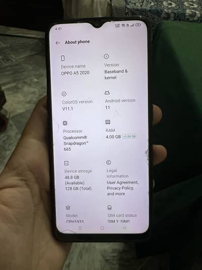 Oppo A5 4’128